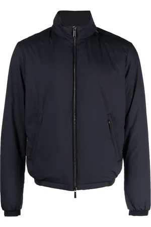 MOORER Gefütterte Jacke mit Stehkragen