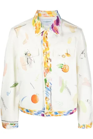 Casablanca Jacke mit Früchte-Print