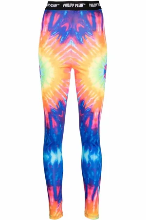 Philipp Plein Leggings mit Batikmuster
