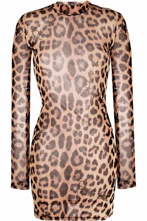 Philipp Plein Kleid mit Leoparden-Print