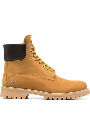 Philipp Plein Schnürstiefel mit Profilsohle