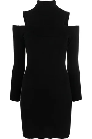 costume national contemporary Strickkleid mit Cut-Out