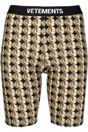 Vetements Radlerhose mit Logo-Print