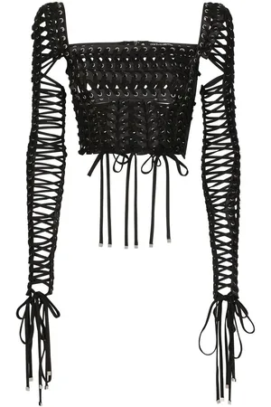 Dolce & Gabbana Bustier-Oberteil mit Schnürung