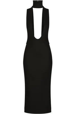 Dolce & Gabbana Midikleid mit Cut-Outs