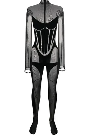 Wolford Langer transparent Catsuit
