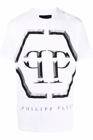 Philipp Plein T-Shirt mit Logo-Applikation