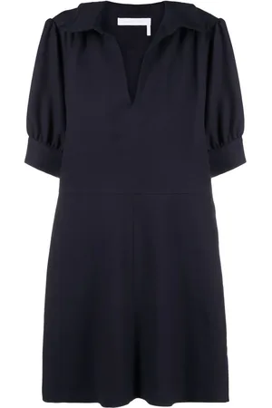 See by Chloé Kleid mit kurzen Ärmeln