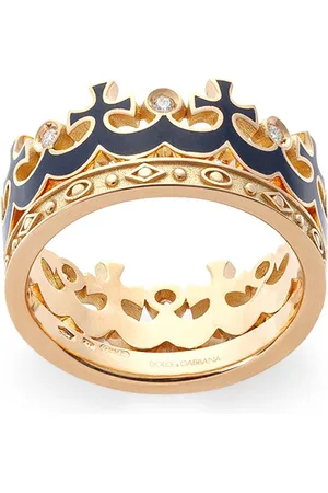 Dolce & Gabbana 18kt Gelbgoldring im Kronendesign