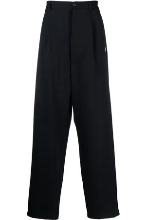 MARCELO BURLON Weite Hose mit Feder-Print