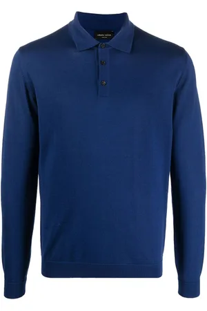 Roberto Collina Langärmeliges Poloshirt