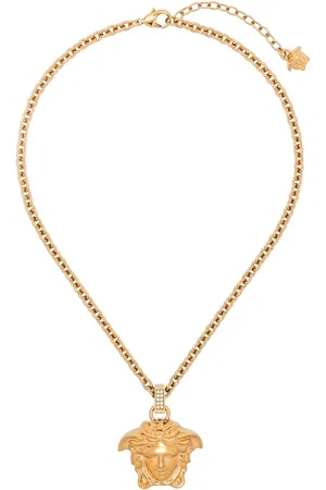 VERSACE La Medusa crystal-embellished necklace