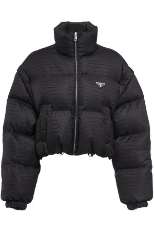 Prada Re-Nylon Cropped-Daunenjacke