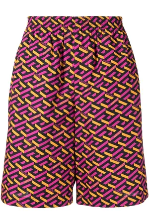 VERSACE Shorts mit La Greca-Print