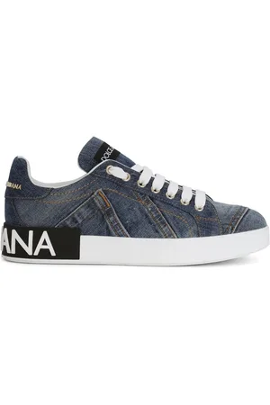 Dolce & Gabbana Portofino Sneakers mit Logo-Schild