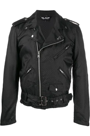 Comme des Garçons Bikerjacke mit Schachbrettmuster