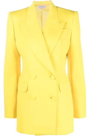 Alexander McQueen Doppelreihiger Wollblazer