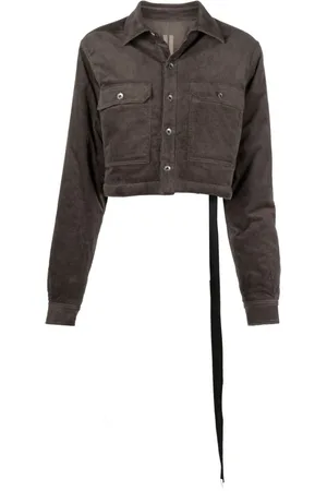 Rick Owens Cropped-Cordjacke