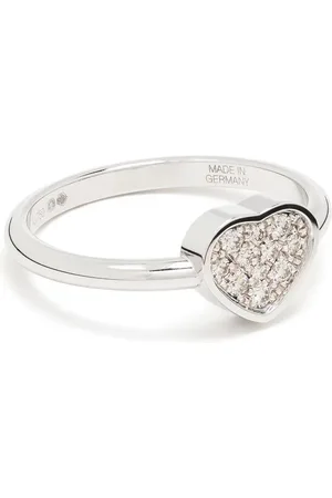 Chopard 18kt My Happy Heart Weißgoldring mit Diamanten