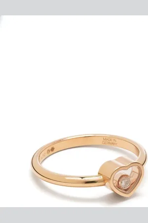 Chopard 18kt My Happy Heart Rotgoldring mit Diamanten