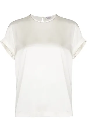 Brunello Cucinelli T-Shirt aus Seide