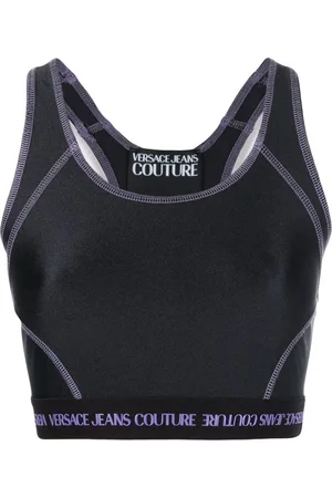 VERSACE Cropped-Top mit Logo