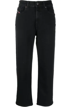 Diesel Gerade Cropped-Jeans