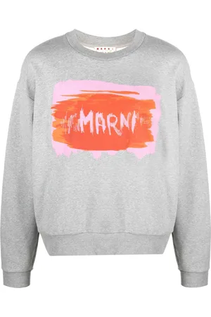 Marni Sweatshirt mit Logo-Print