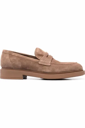 Gianvito Rossi Loafer mit runder Kappe
