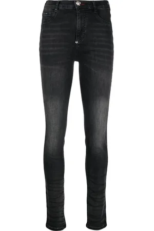 Philipp Plein Skinny-Jeans mit hohem Bund