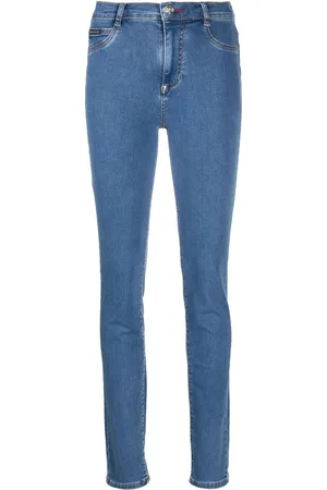 Philipp Plein Skinny-Jeans mit hohem Bund