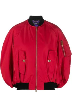 VERSACE Gefütterte Cocoon-Bomberjacke