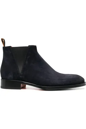 santoni Knöchelhohe Wildlederstiefel