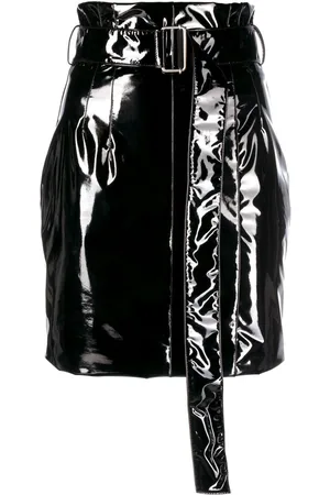 Serafini Minirock aus Faux-Leder