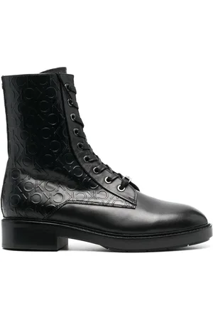 Calvin Klein Bikerstiefel mit Monogramm