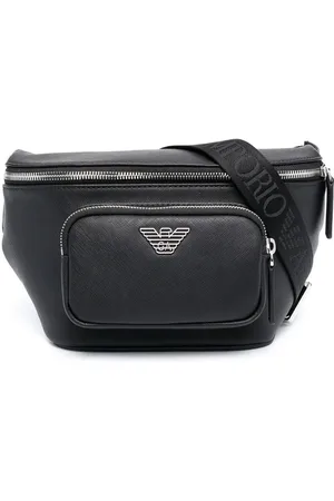 Emporio Armani Handtasche mit Logo-Schild