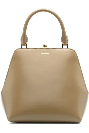 Jil Sander Handtasche mit Logo-Stempel