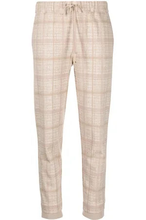 D.EXTERIOR Karierte Tapered-Hose