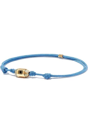 LUIS MORAIS Kordelarmband mit 14kt Gelbgolddetail