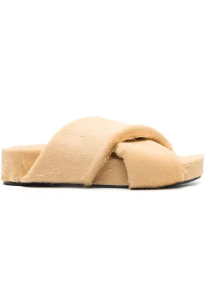 Jil Sander Sandalen mit überkreuzten Riemen