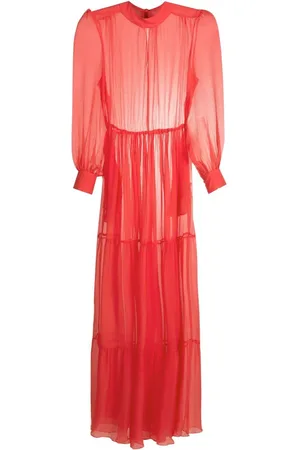 CLUBE BOSSA Bosco Maxikleid aus Seide