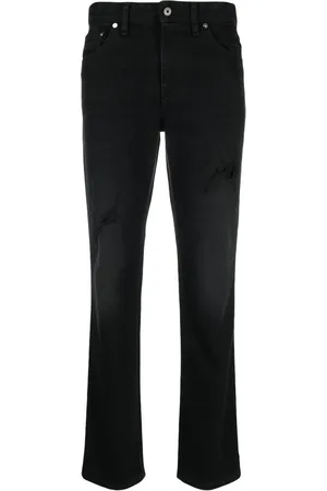 Roberto Cavalli Gerade High-Rise-Jeans