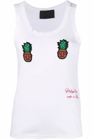 Philipp Plein Top mit Ananas