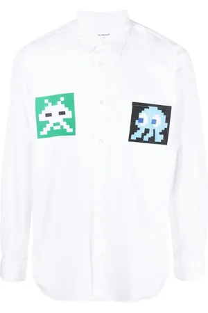 Comme des Garçons Hemd mit grafischem Print