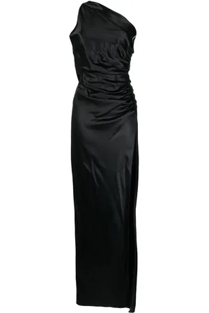 Michelle Mason Asymmetrisches Abendkleid mit Raffung