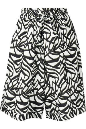 Bambah Shorts mit geometrischem Print