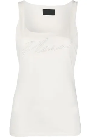 Philipp Plein Tanktop mit Logo-Stickerei