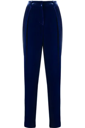 Giorgio Armani Straight-Leg-Hose aus Samt
