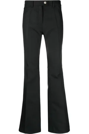 Courrèges Bootcut-Hose mit Logo