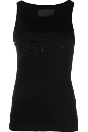Philipp Plein Trägershirt mit Logo-Stickerei